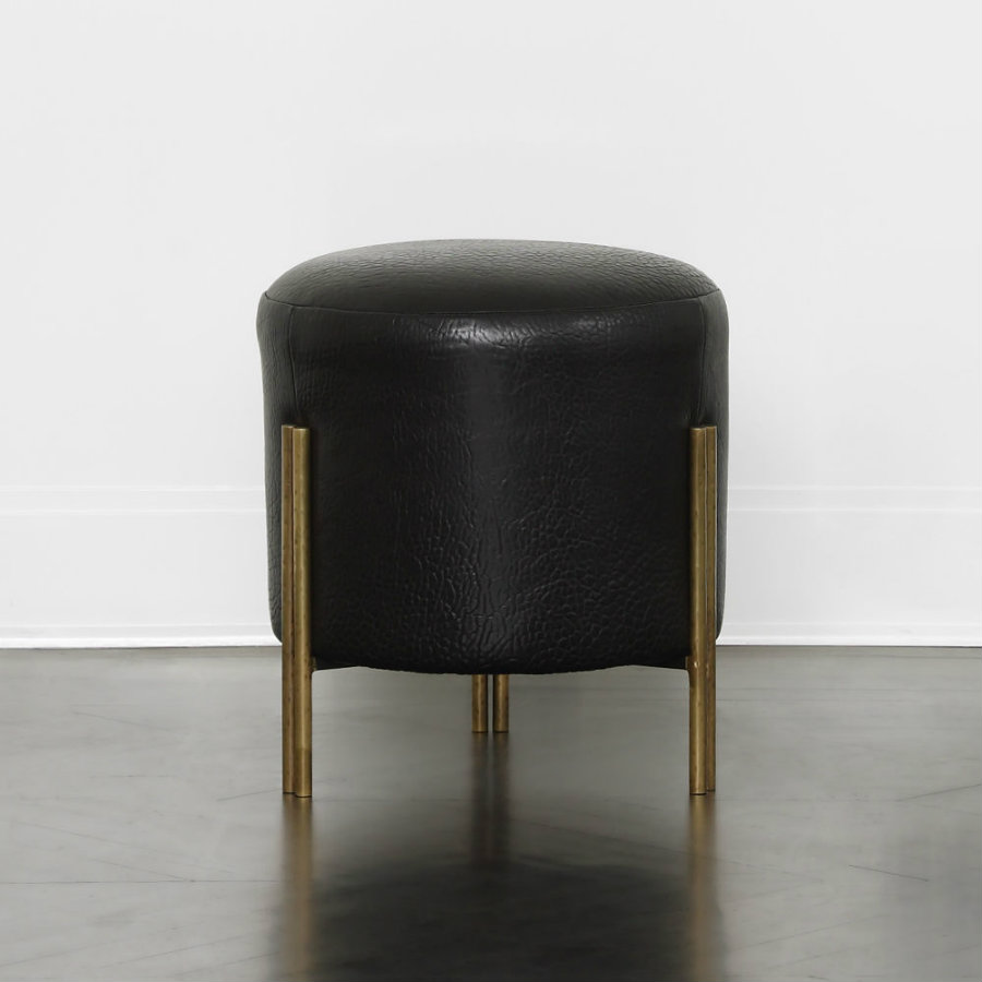 Melange brass foot stool